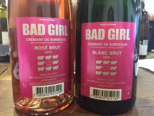 Bad Girl Crmant de Bordeaux by Jean Luc Thunevin & Murielle Andraud